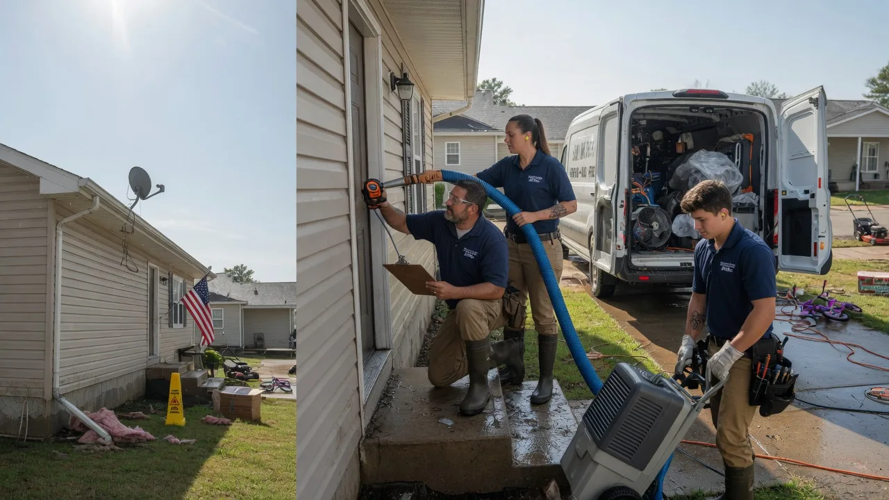 Ceiling Water Damage Restoration in Walling, TN near me